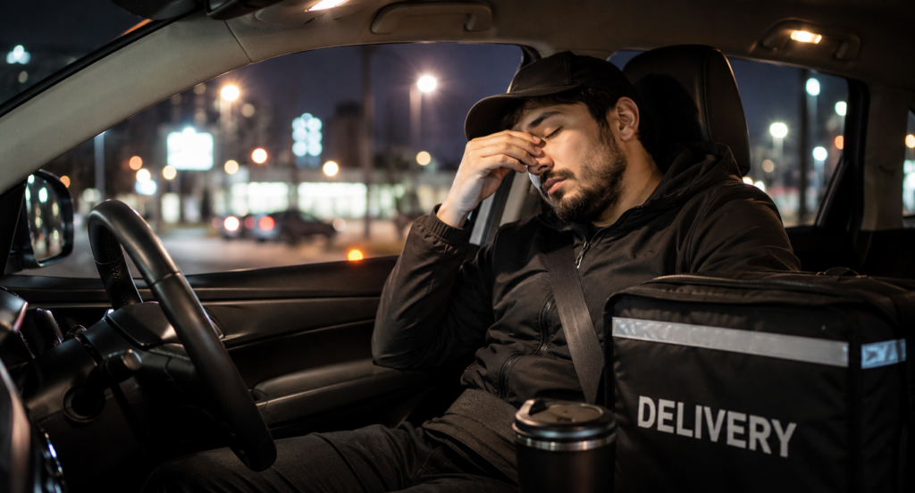 The Hidden Safety Risks of Delivery Driving and Rideshare Fatigue