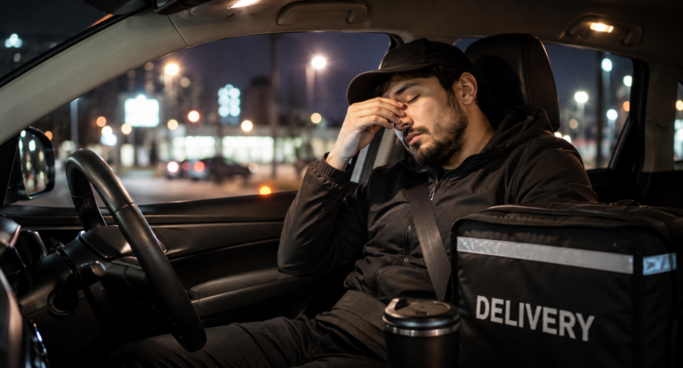 The Hidden Safety Risks of Delivery Driving and Rideshare Fatigue